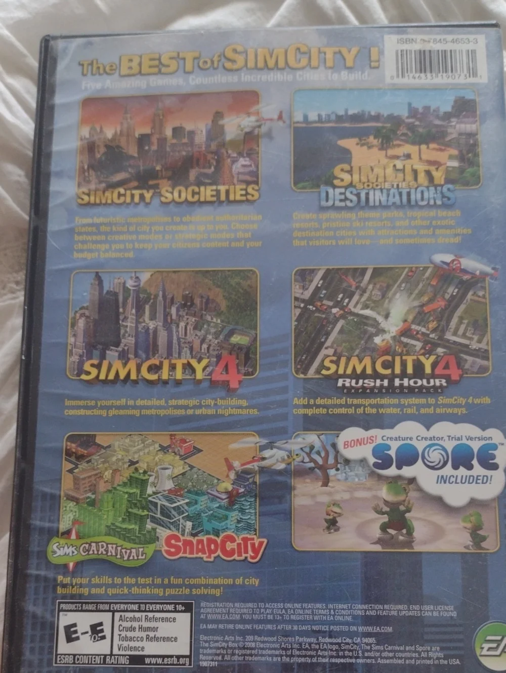 The SimCity Box PC Game - 5 Great Games